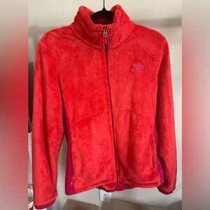 The North Face Women's Fuzzy Jacket Zip Up Soft Size Large